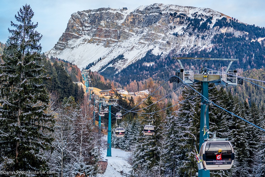 La Giettaz cable car ski lift access mountain transportation